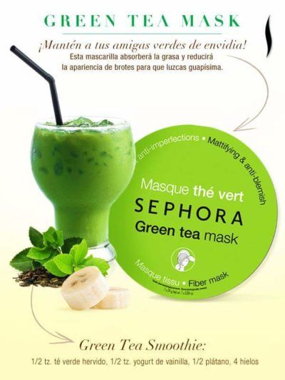 Sephora Green Tea Mask & Smoothie