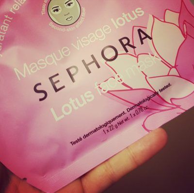 Sephora Lotus Face Mask